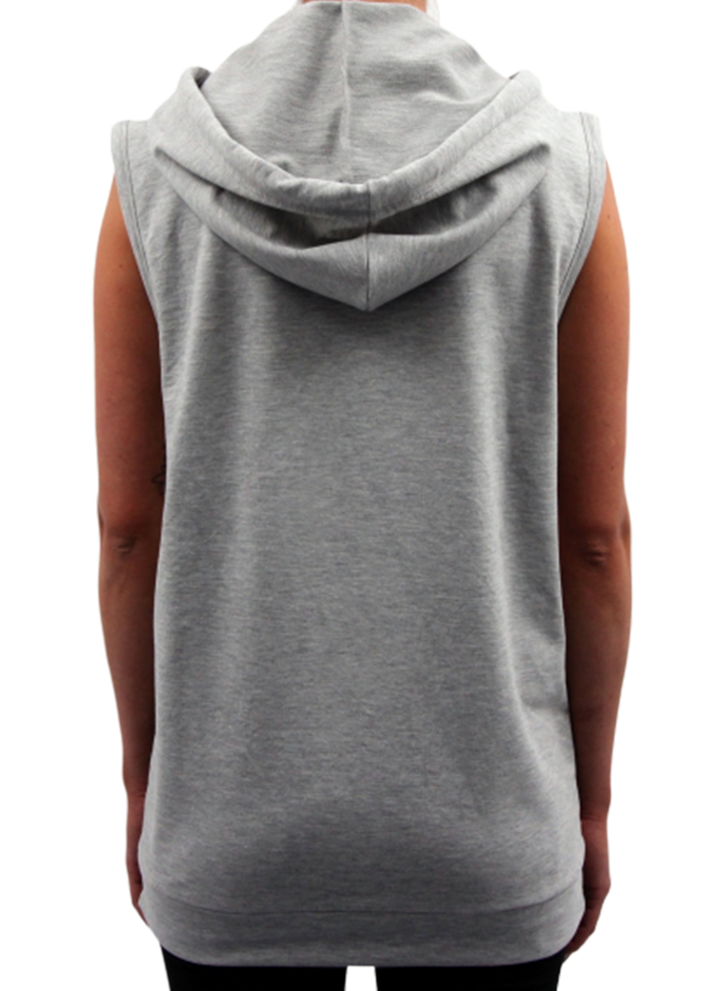 Frauen Hoodie Tank Banger Logo Grau