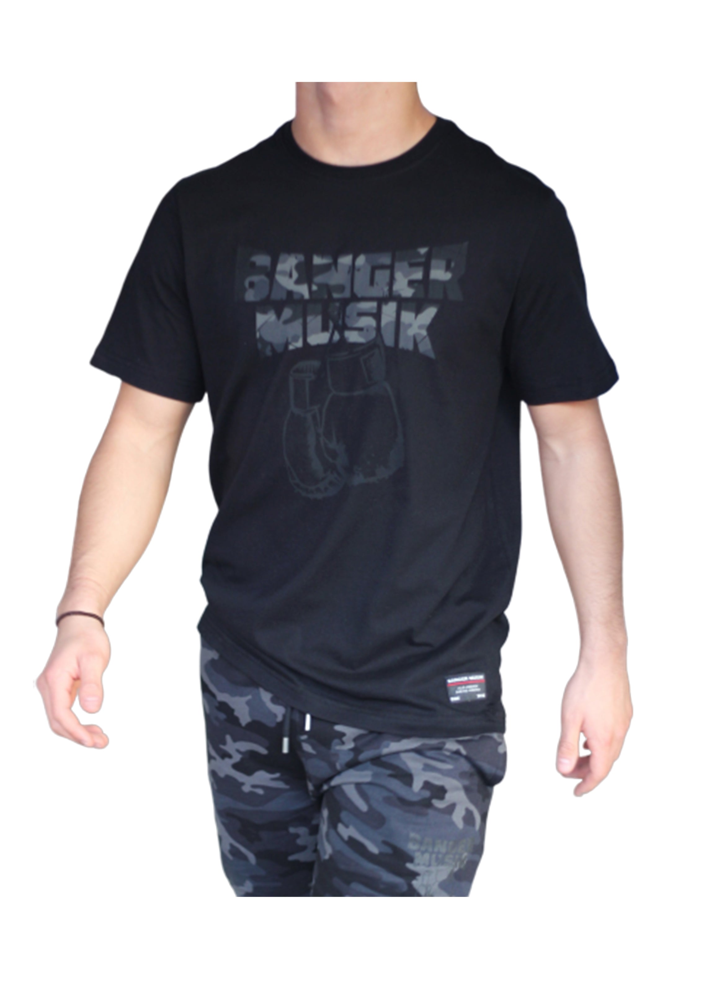 Banger Musik T-Shirt Logo Camouflage