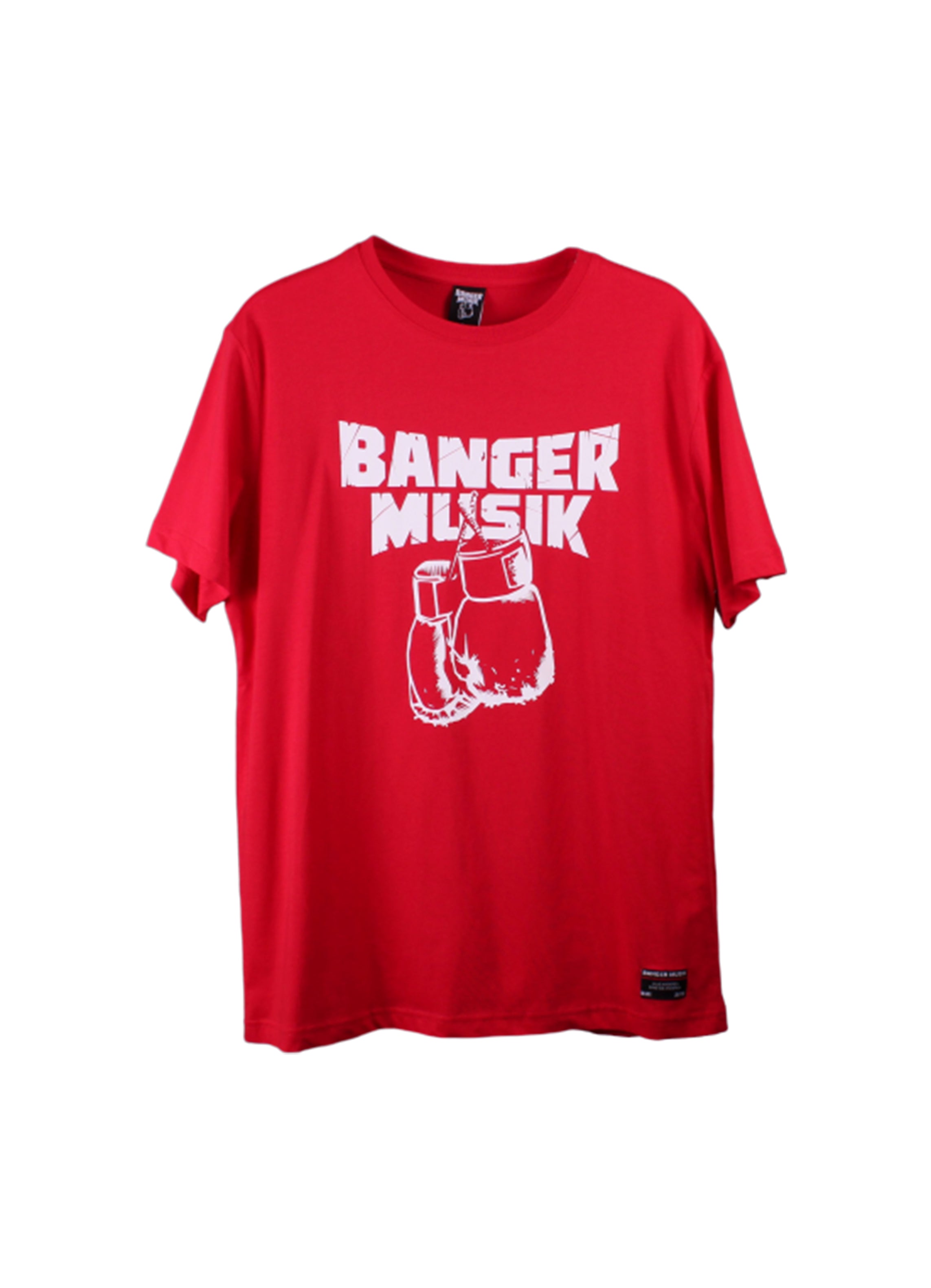 Banger Musik T-Shirt Logo Rot