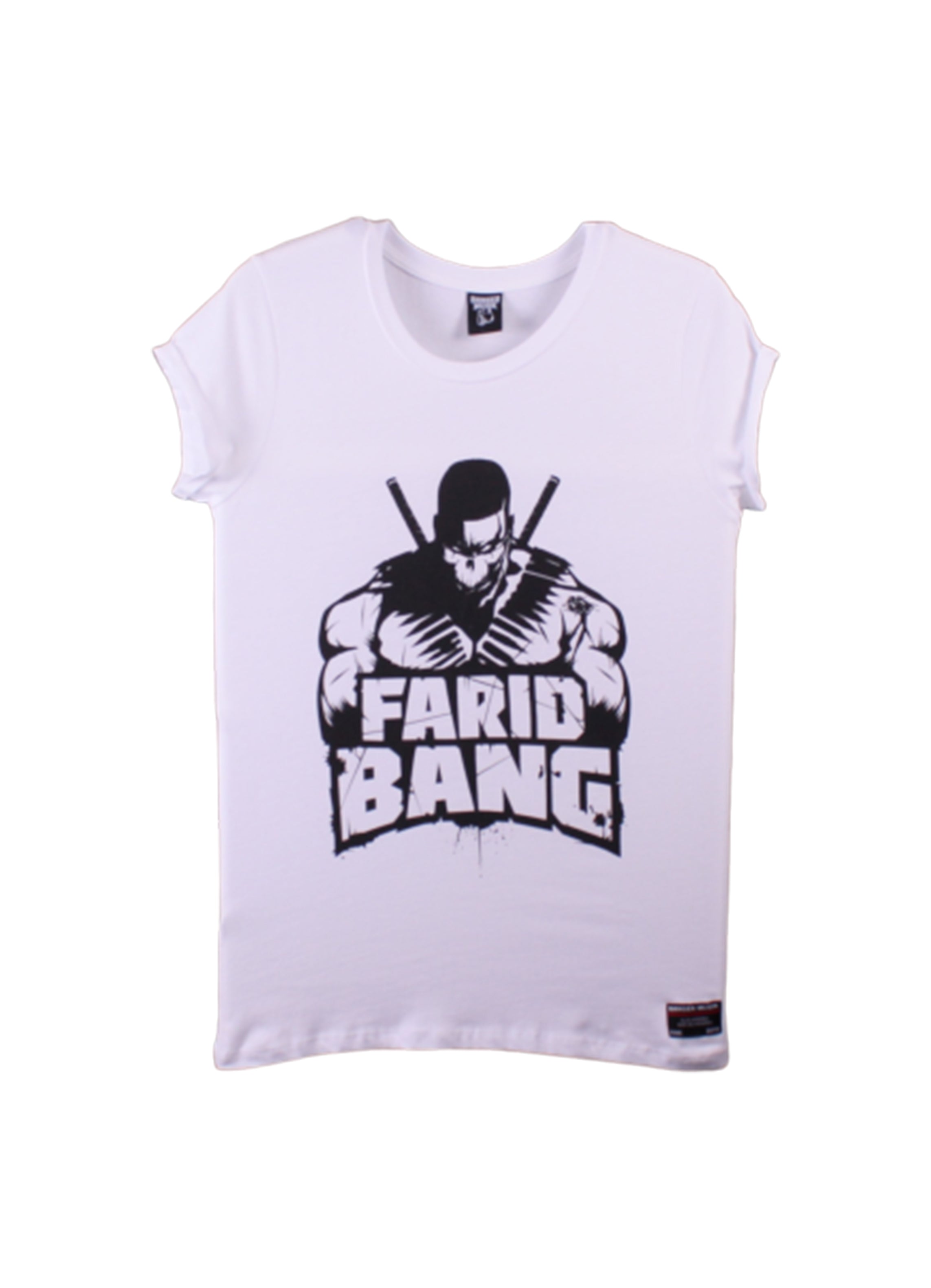 Frauen T-Shirt Farid Bang Logo Weiss
